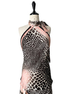 Roberto Cavalli SS 2004 silk set top and skirt
