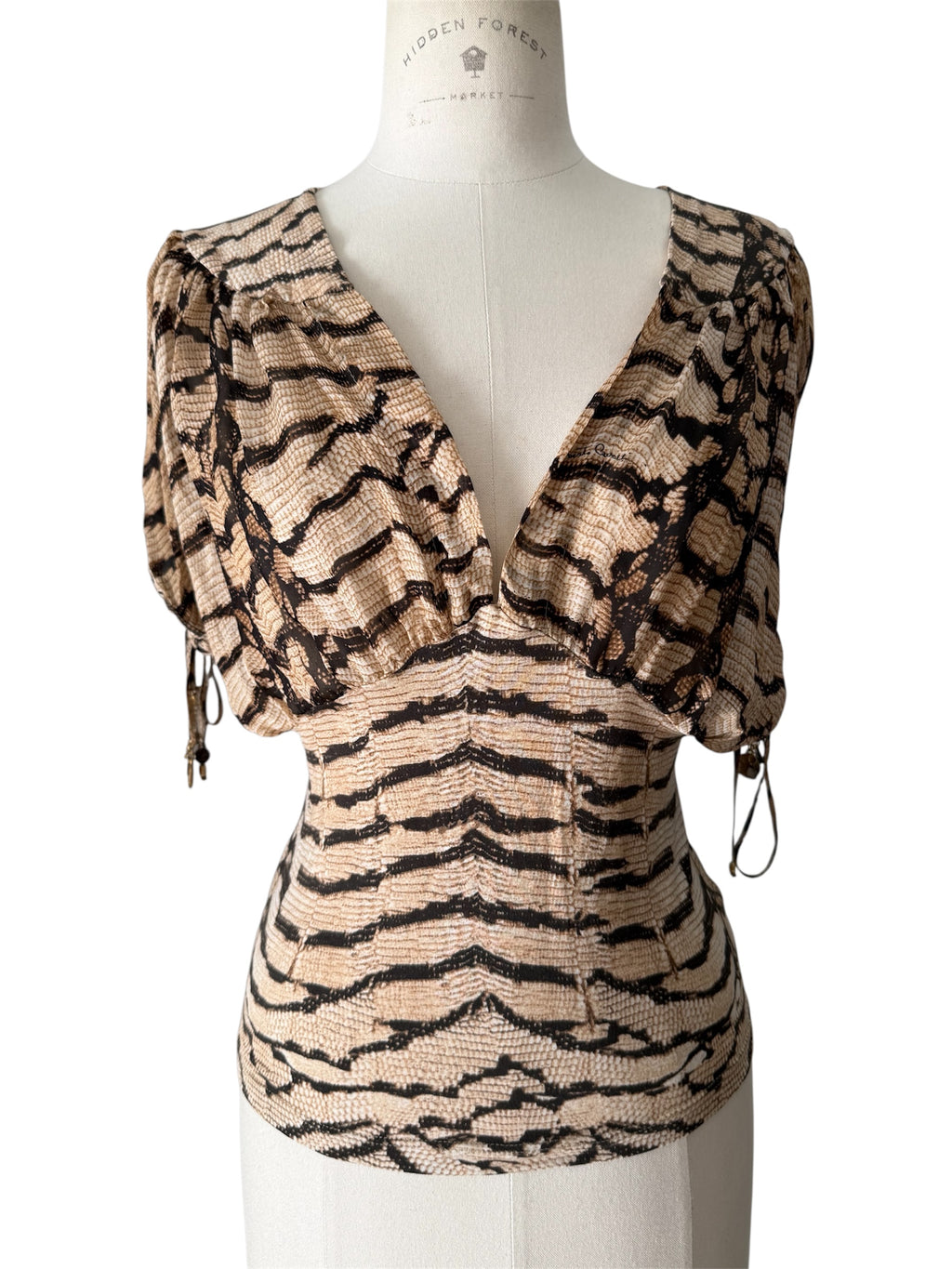 Top Roberto Cavalli SS 2005 Runway silk coins