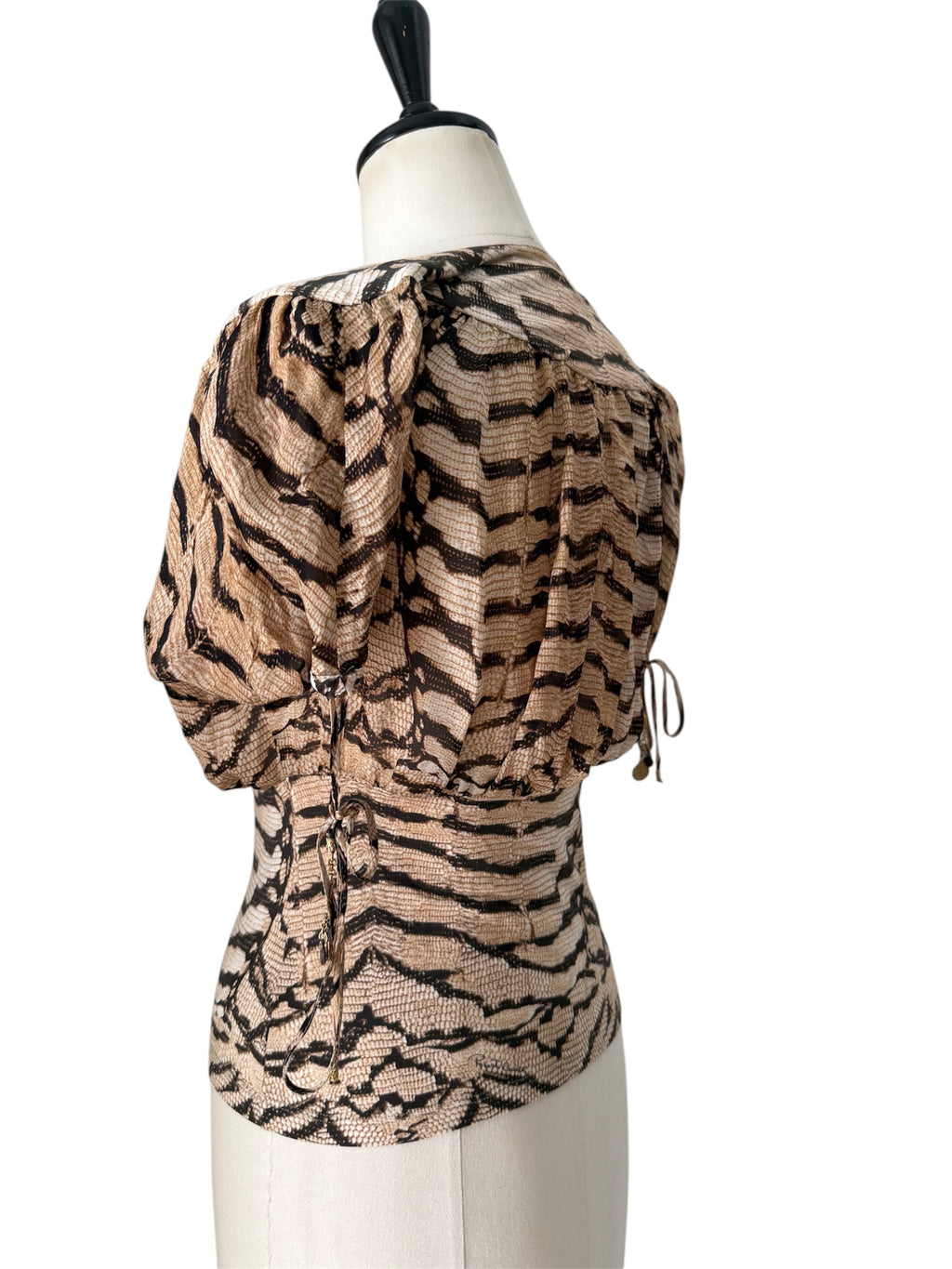 Top Roberto Cavalli SS 2005 Runway silk coins