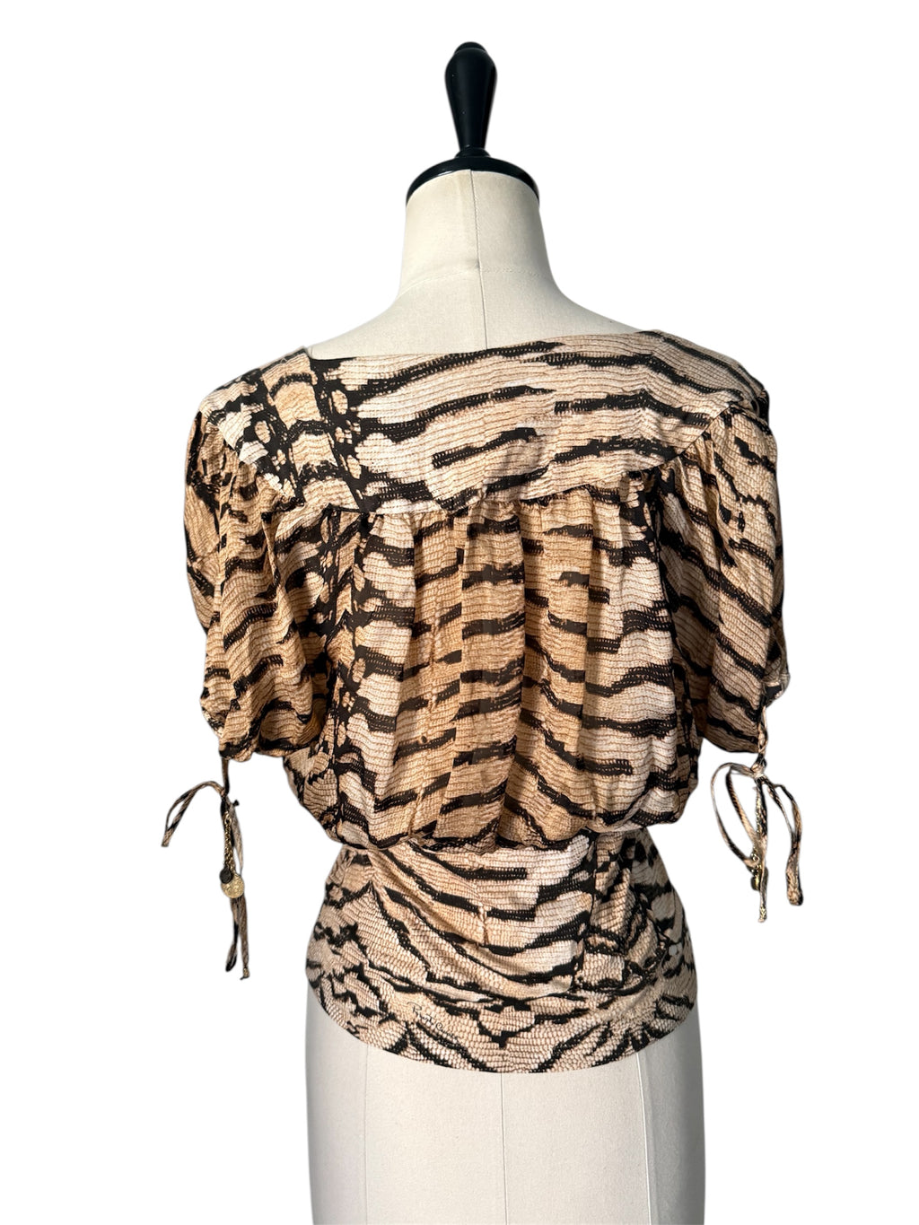 Top Roberto Cavalli SS 2005 Runway silk coins