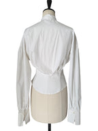 Iceberg SS 2003 Runway white corset shirt
