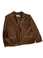 Genny SS 1998 Runway suit set jacket and skirt wool leather