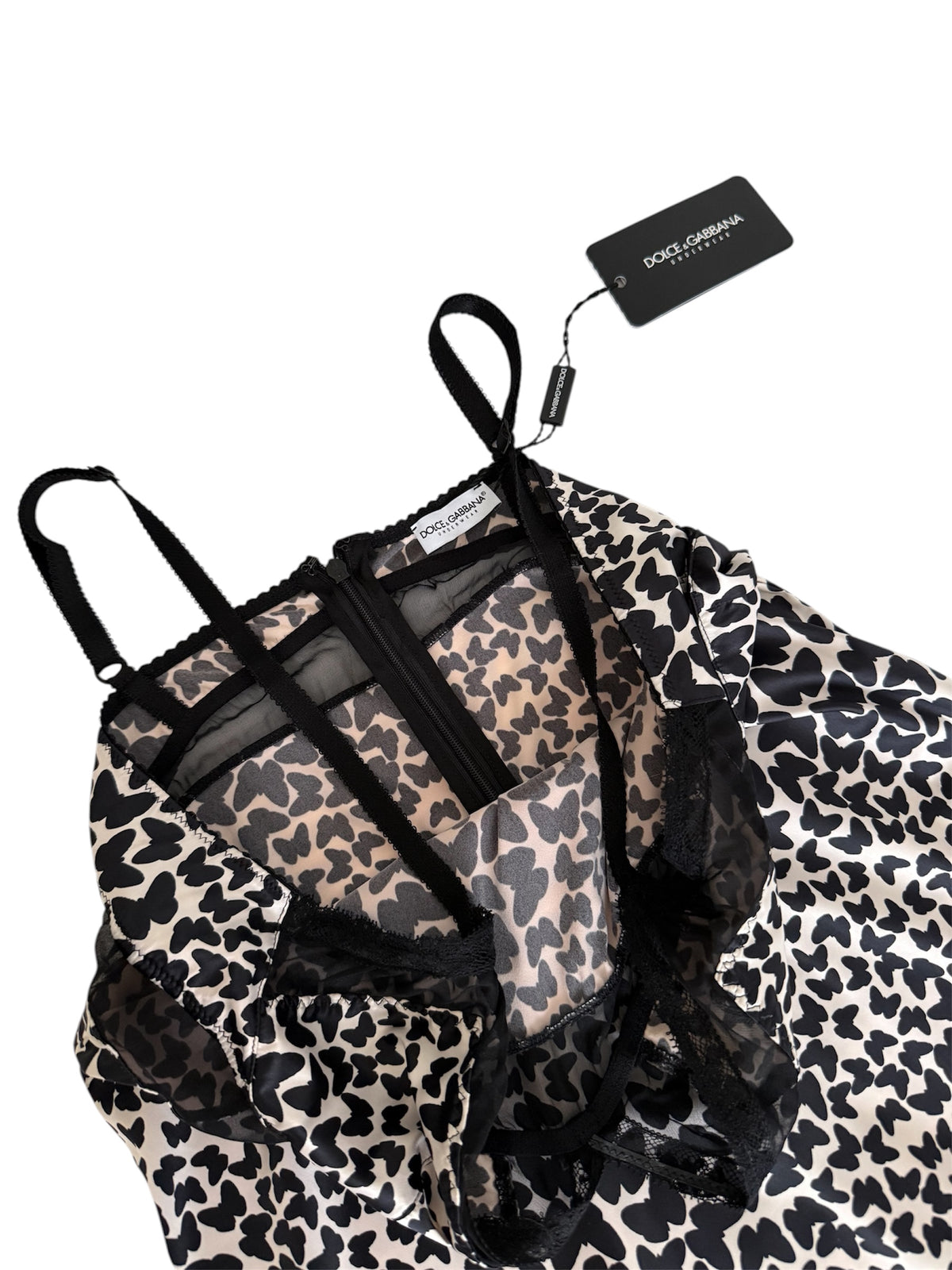 D&G butterflies slip dress knee-length