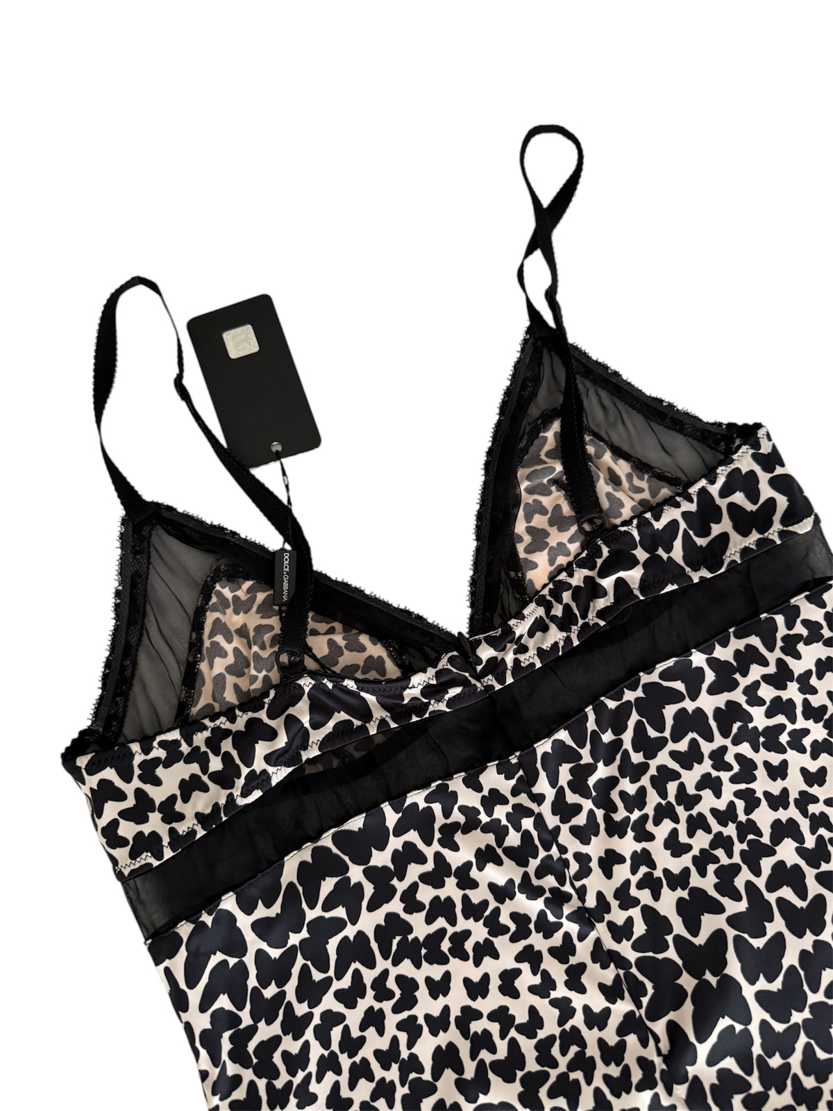 D&G butterflies slip dress knee-length