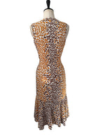 Roberto Cavalli SS 2006 orange brown mini dress