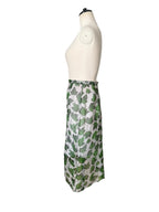 Dolce & Gabbana SS 1997 Runway midi skirt print leaves