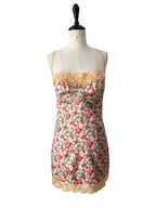 Dolce & Gabbana floral lace mini dress vintage early 2000s