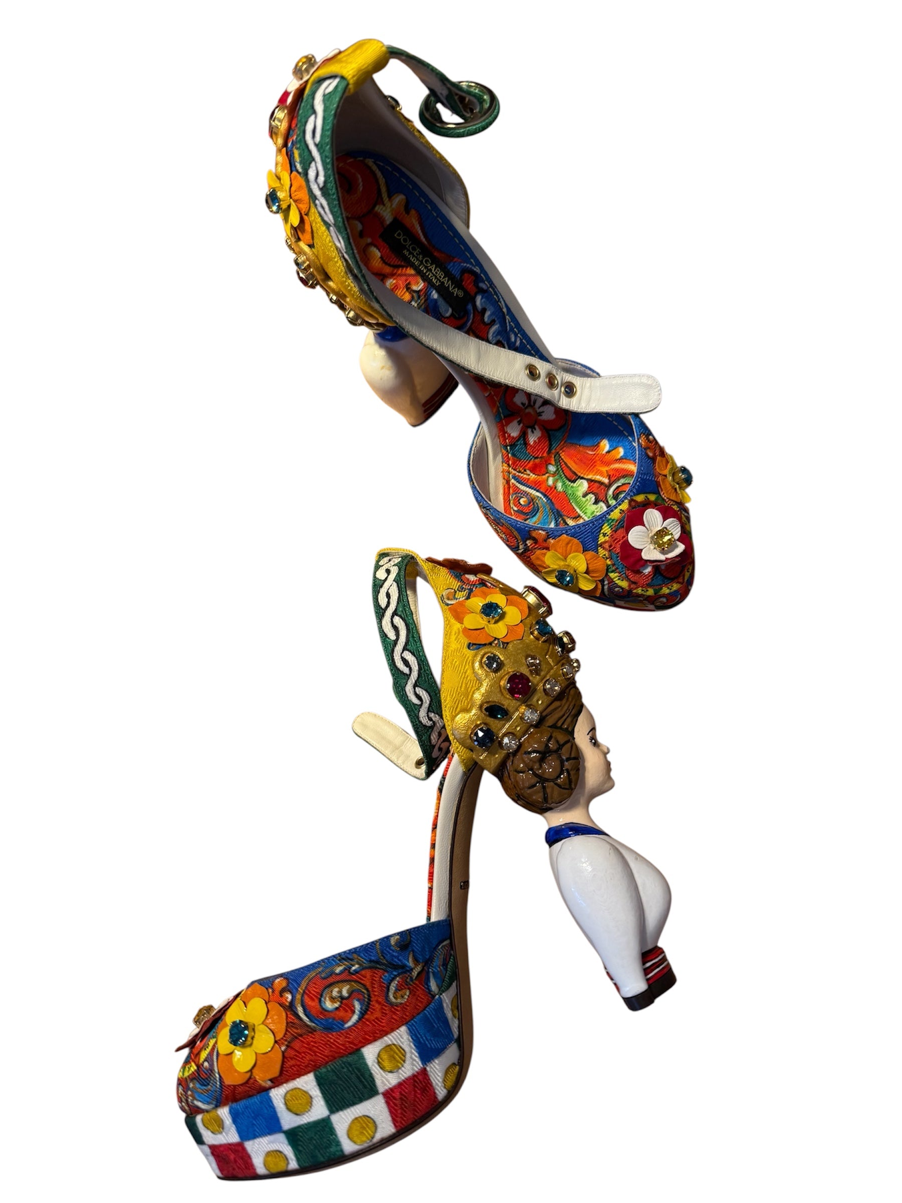 Dolce & Gabbana sandals Sicily SS 2016 Haute Couture