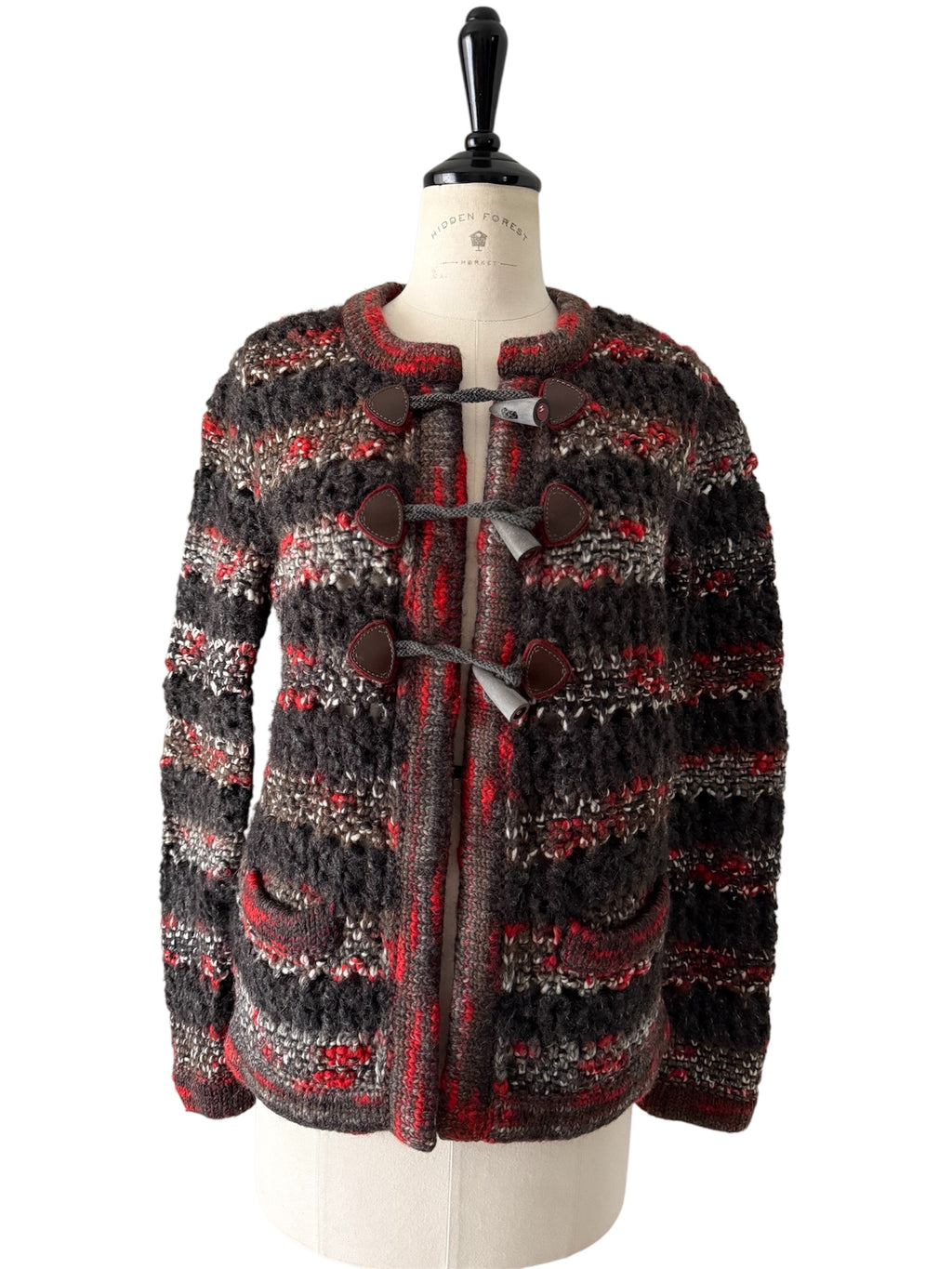 Chanel early 2000s crochet knitted wool jacket cardigan