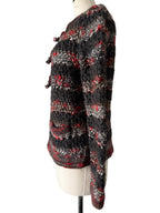 Chanel early 2000s crochet knitted wool jacket cardigan