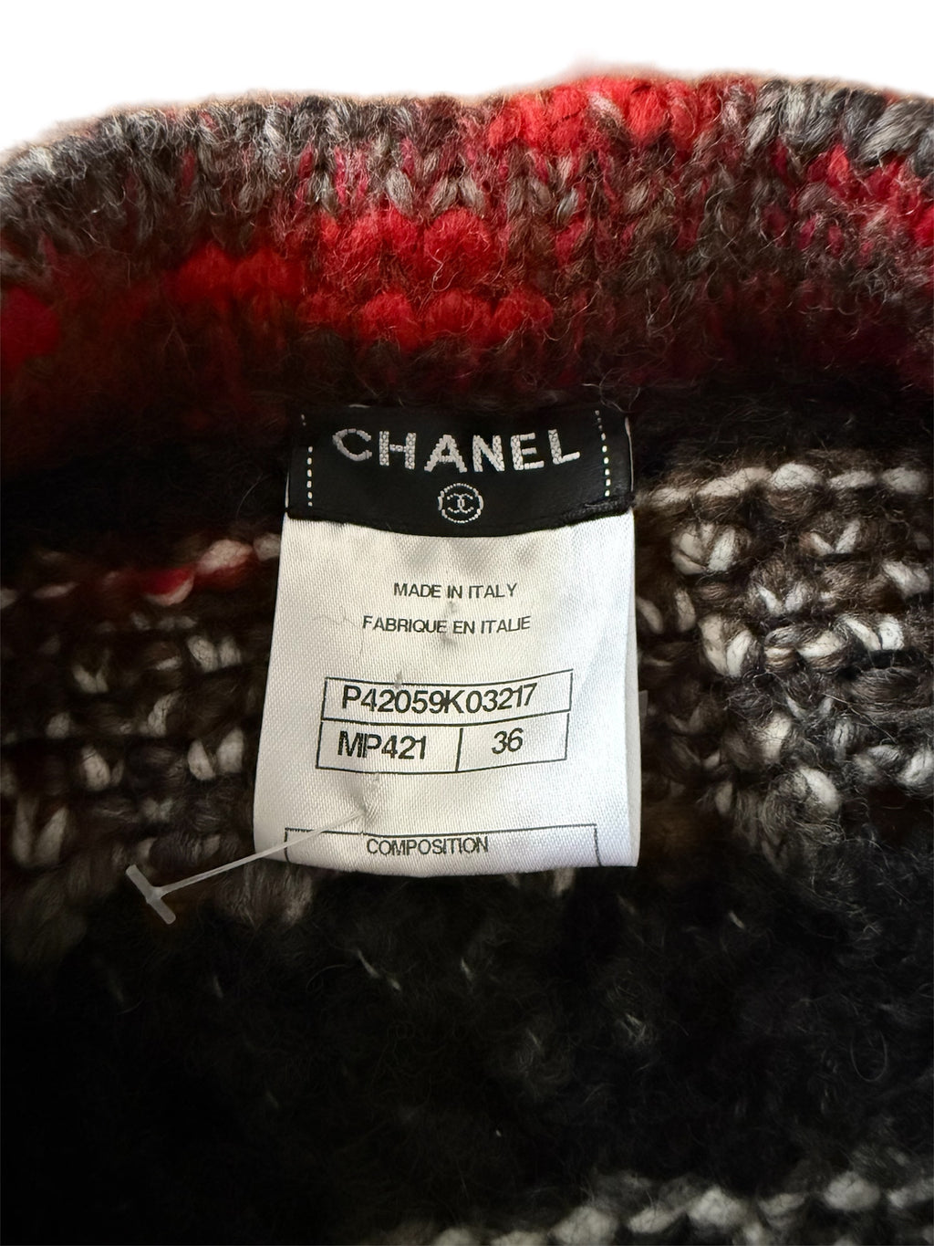 Chanel early 2000s crochet knitted wool jacket cardigan