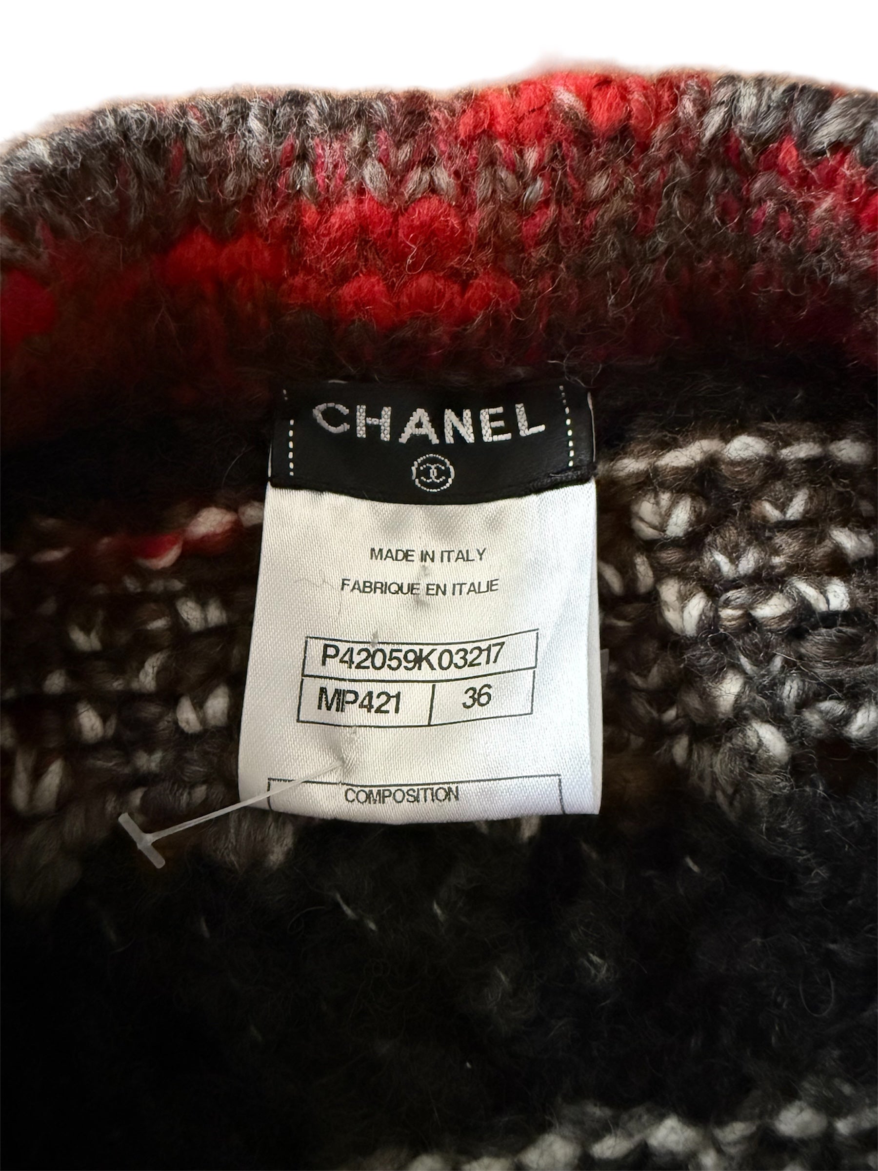 Chanel early 2000s crochet knitted wool jacket cardigan
