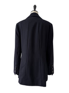 Chanel dark blue jacket blazer vintage 90s