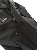 Chanel dark blue jacket blazer vintage 90s