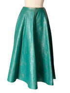 Prada FW 2013 leather midi skirt
