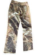 Roberto Cavalli FW 2001 denim pants print