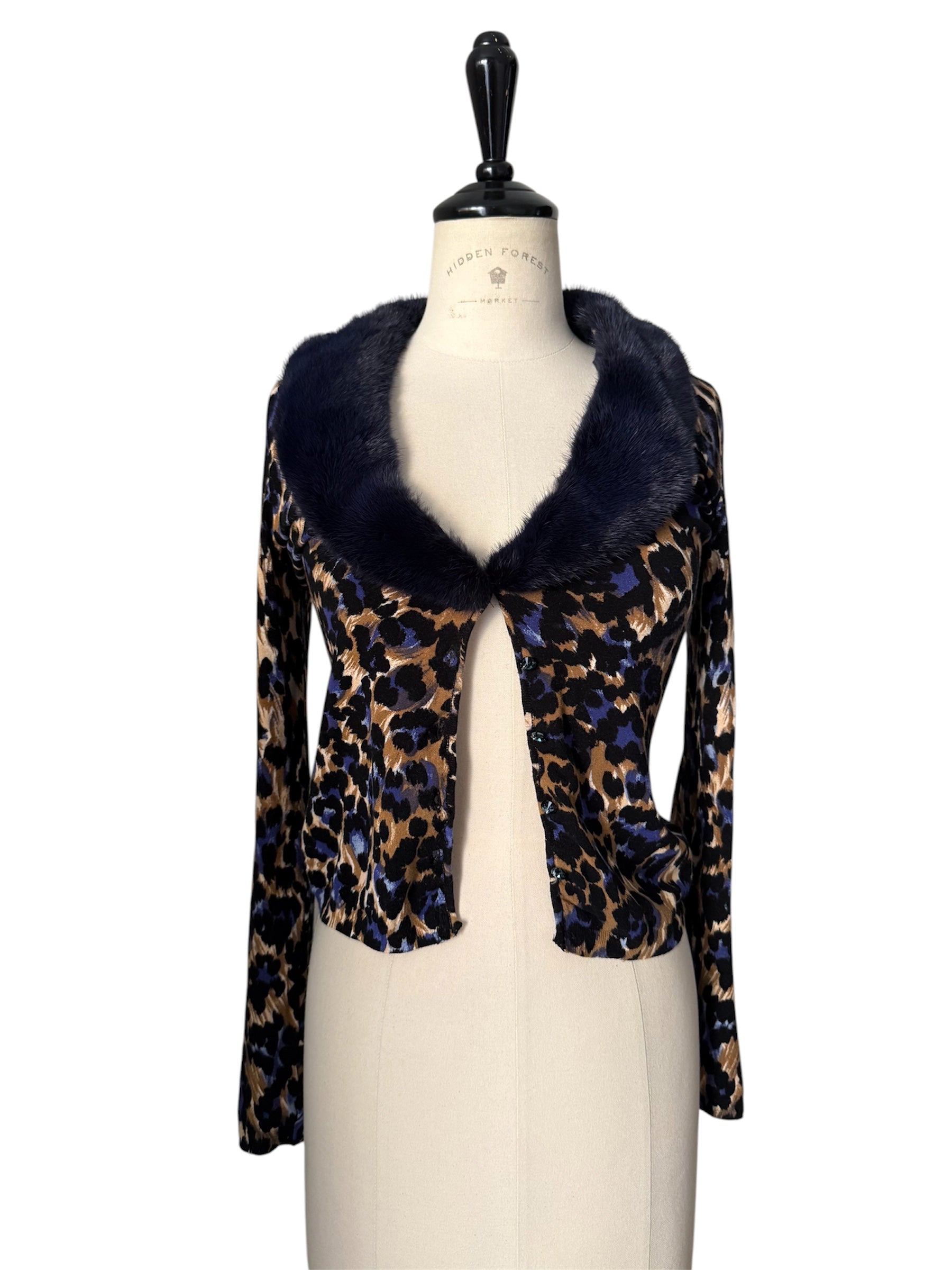 Blumarine FW 1998/2001 leopard print set