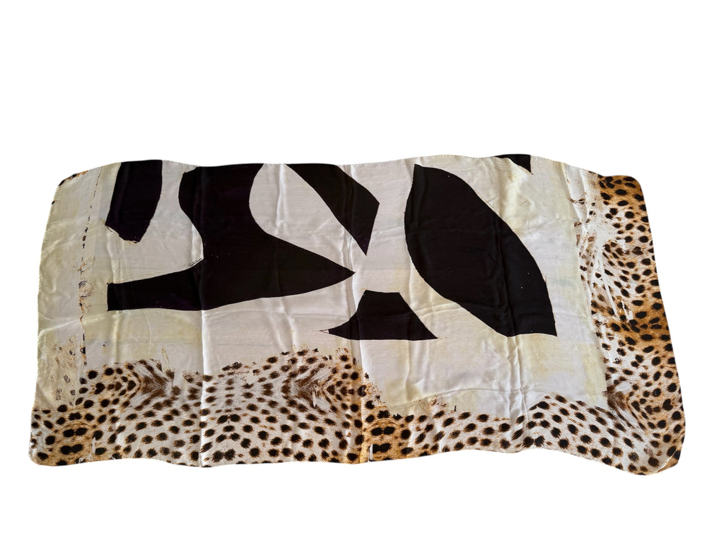 Roberto Cavalli SS 2007 silk scarf shawl