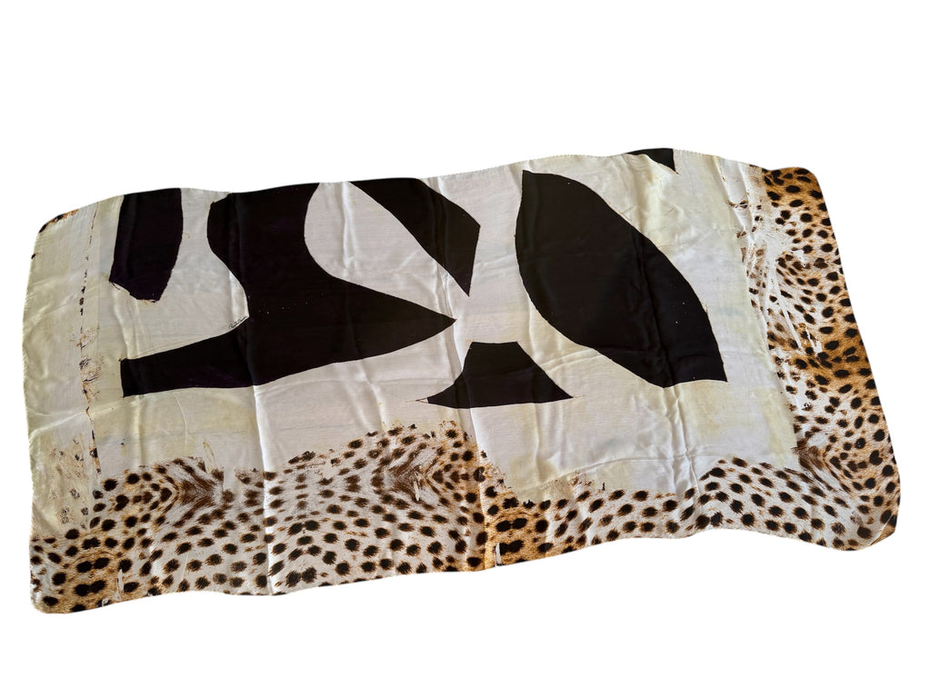 Roberto Cavalli SS 2007 silk scarf shawl