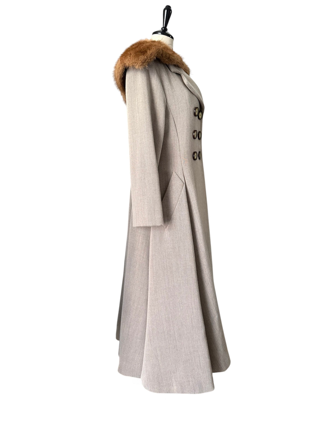 Rare Christian Dior 90s wool coat by Gianfranco Ferré Era