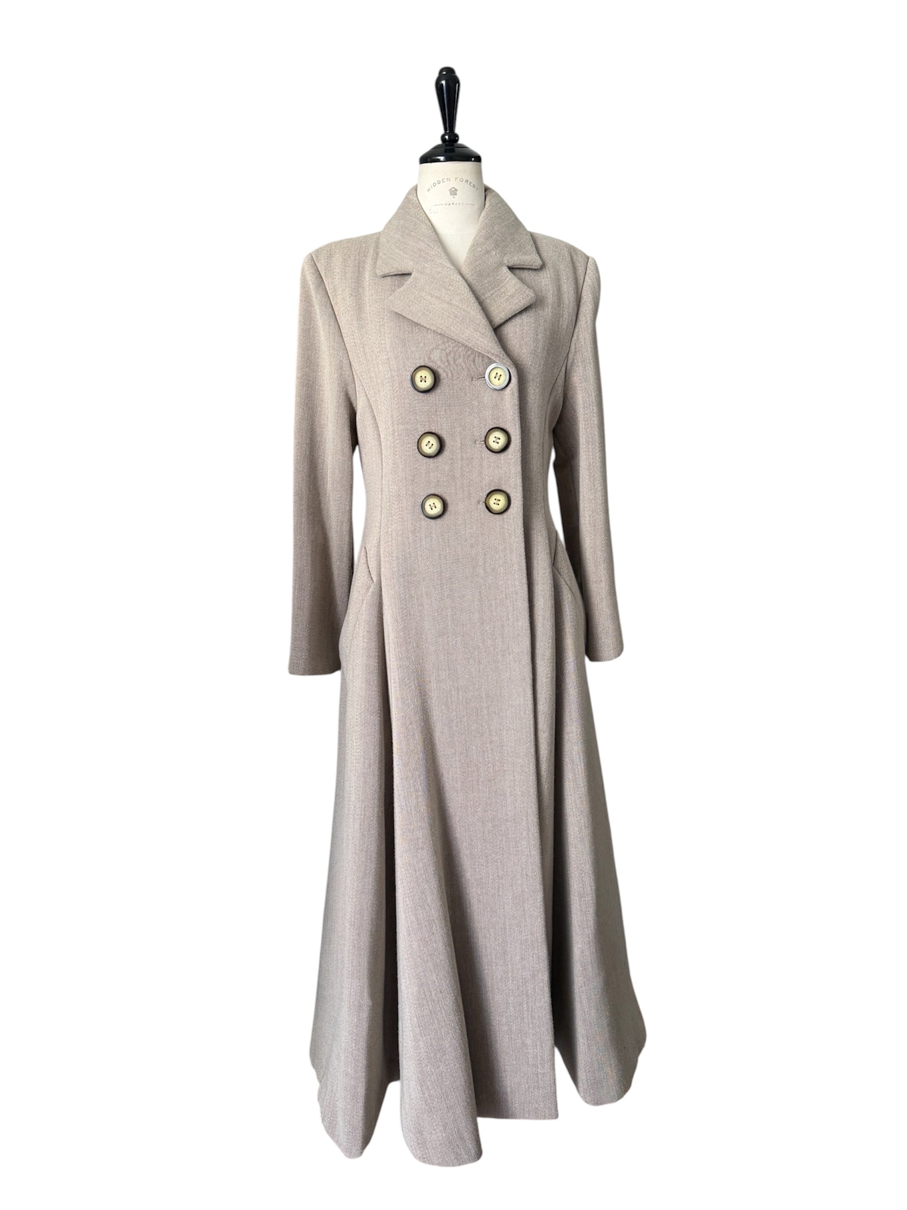 Rare Christian Dior 90s wool coat by Gianfranco Ferré Era