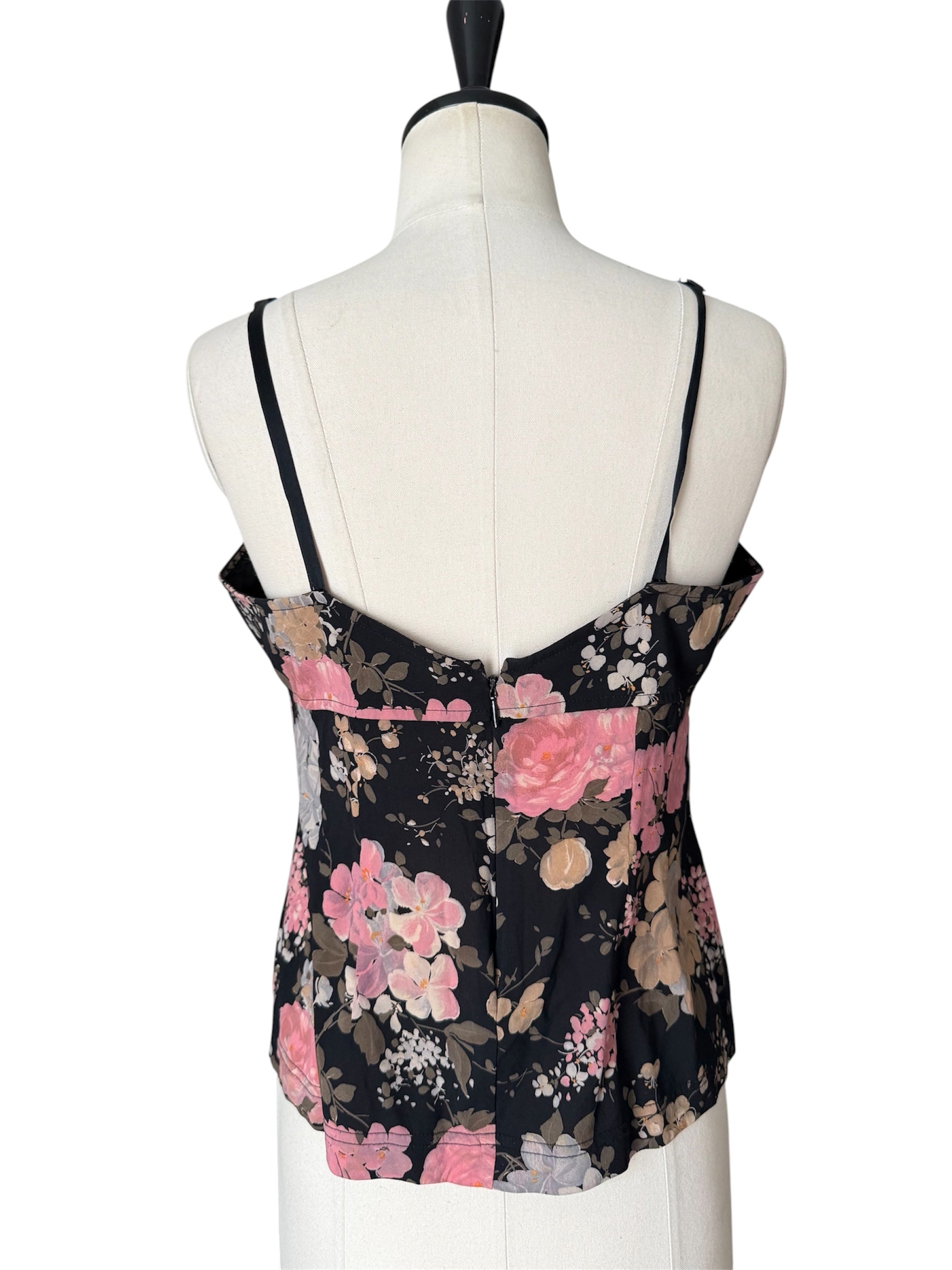 Dolce & Gabbana SS 1997 silk bustier top