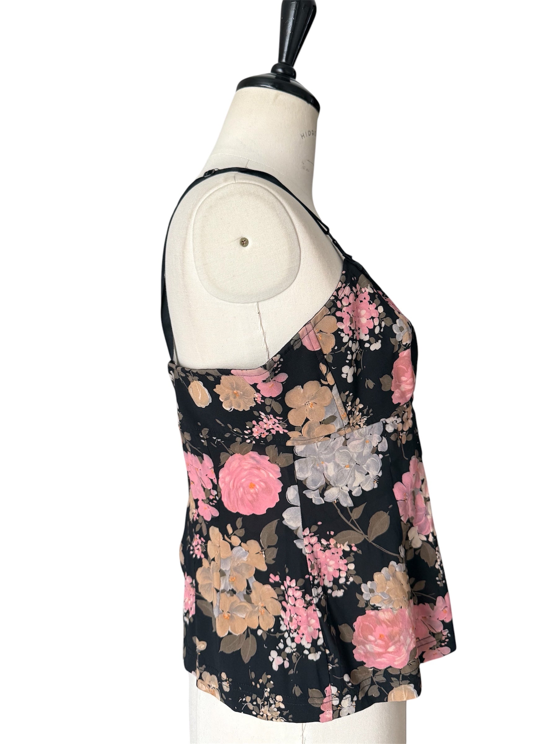 Dolce & Gabbana SS 1997 silk bustier top