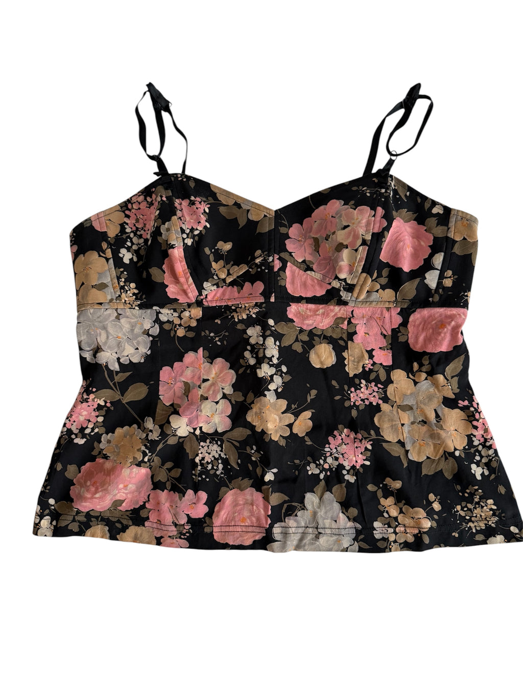Dolce & Gabbana SS 1997 silk bustier top
