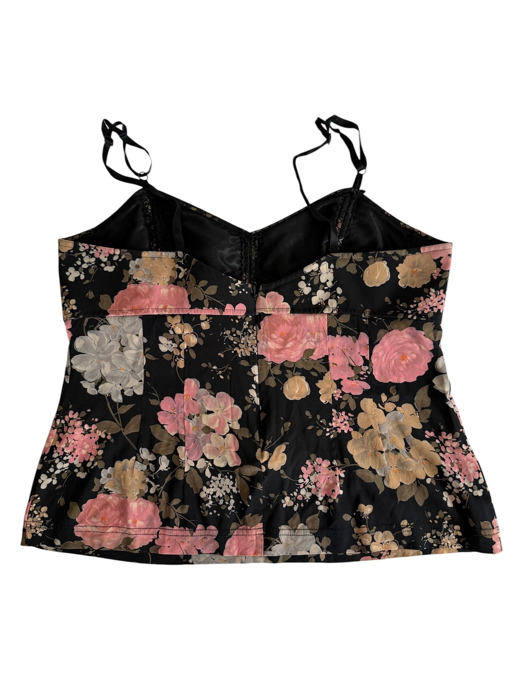Dolce & Gabbana SS 1997 silk bustier top
