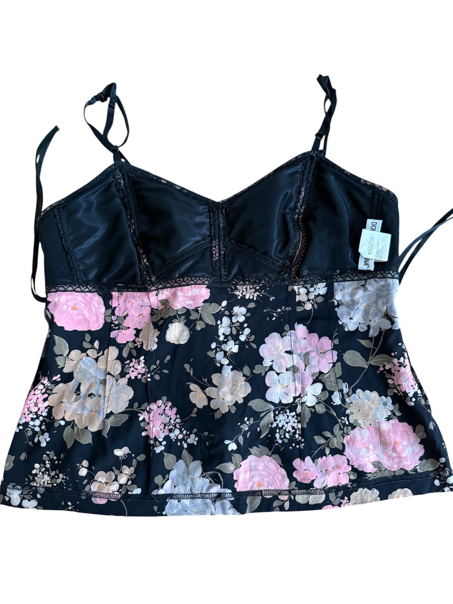Dolce & Gabbana SS 1997 silk bustier top