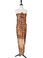 Roberto Cavalli SS 2003 tortoiseshell-patterned silk scarf