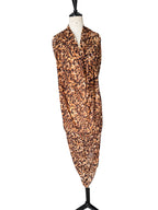Roberto Cavalli SS 2003 tortoiseshell-patterned silk scarf