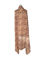 Roberto Cavalli SS 2003 tortoiseshell-patterned silk scarf