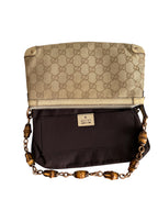 Rare Gucci bamboo shoulder bag early 2000s