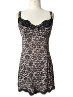 Dolce & Gabbana 2000s mini dress silk lace print