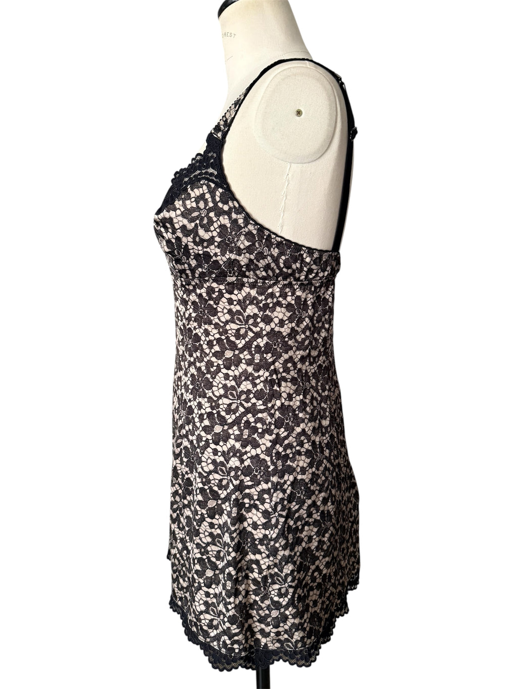 Dolce & Gabbana 2000s mini dress silk lace print
