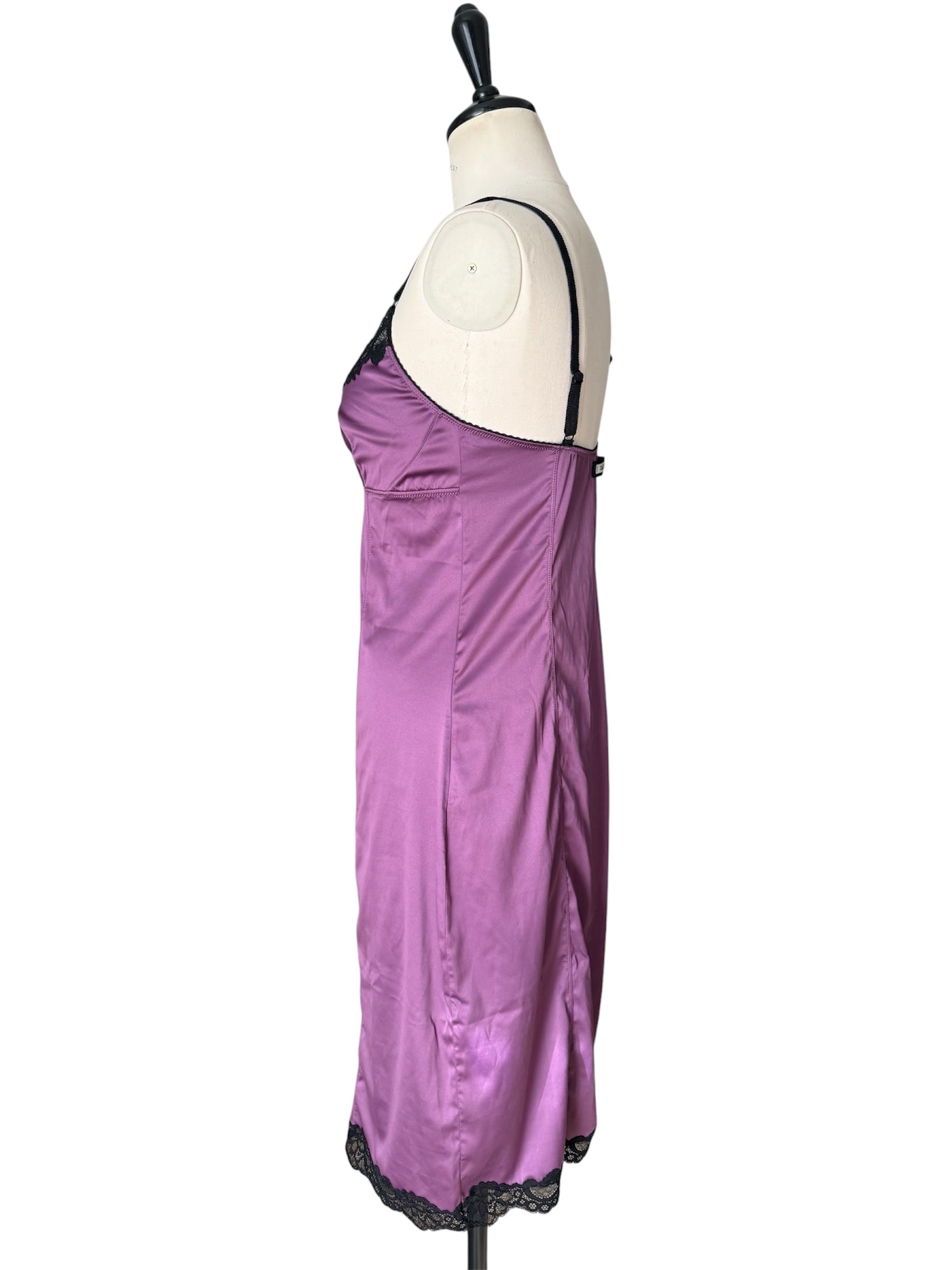 Dolce & Gabbana mini purple dress 2000s