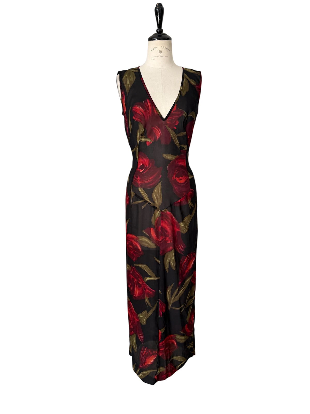 Rare Dolce & Gabbana SS 1997 long dress floral print