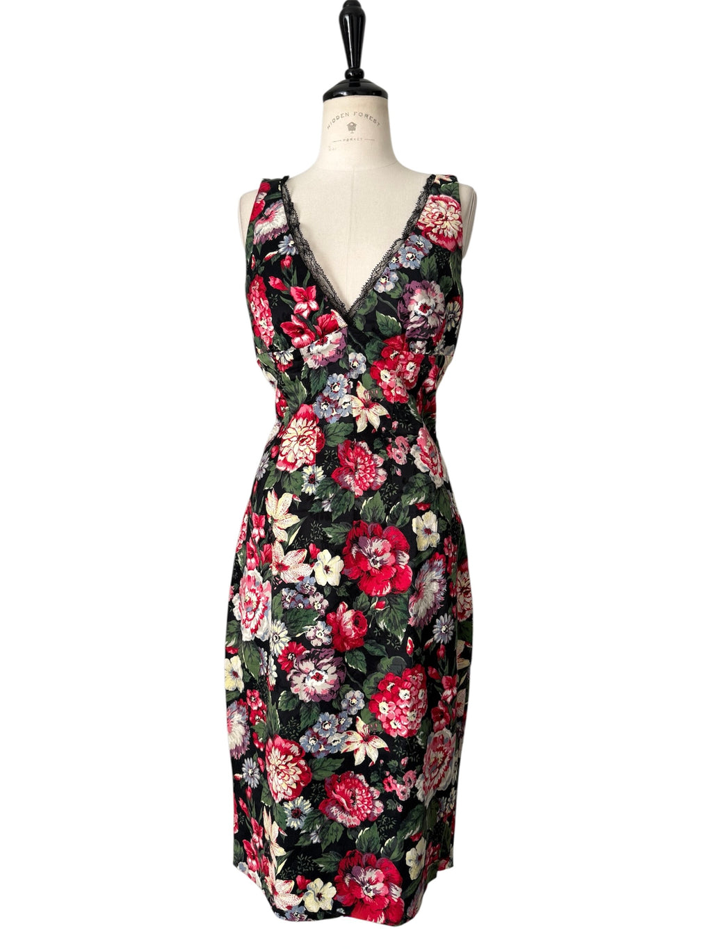 D&g floral print dress multicolor early 2000s