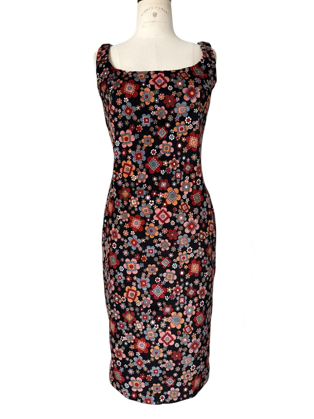 D&g multicolor flower print dress early 2000s