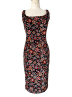 D&g multicolor flower print dress early 2000s