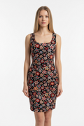 D&g multicolor flower print dress early 2000s