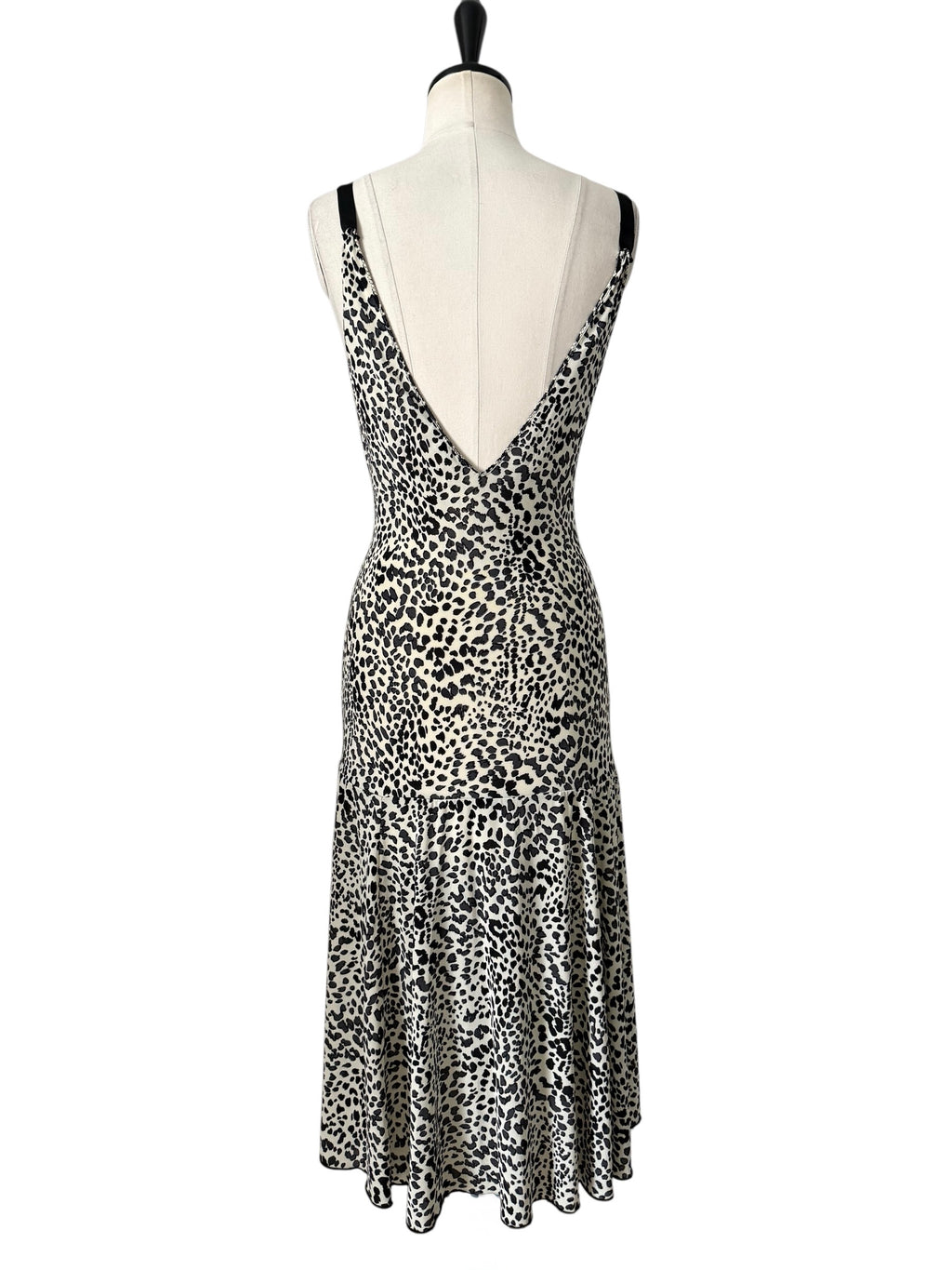 Blumarine early 2000s midi dress animalier print