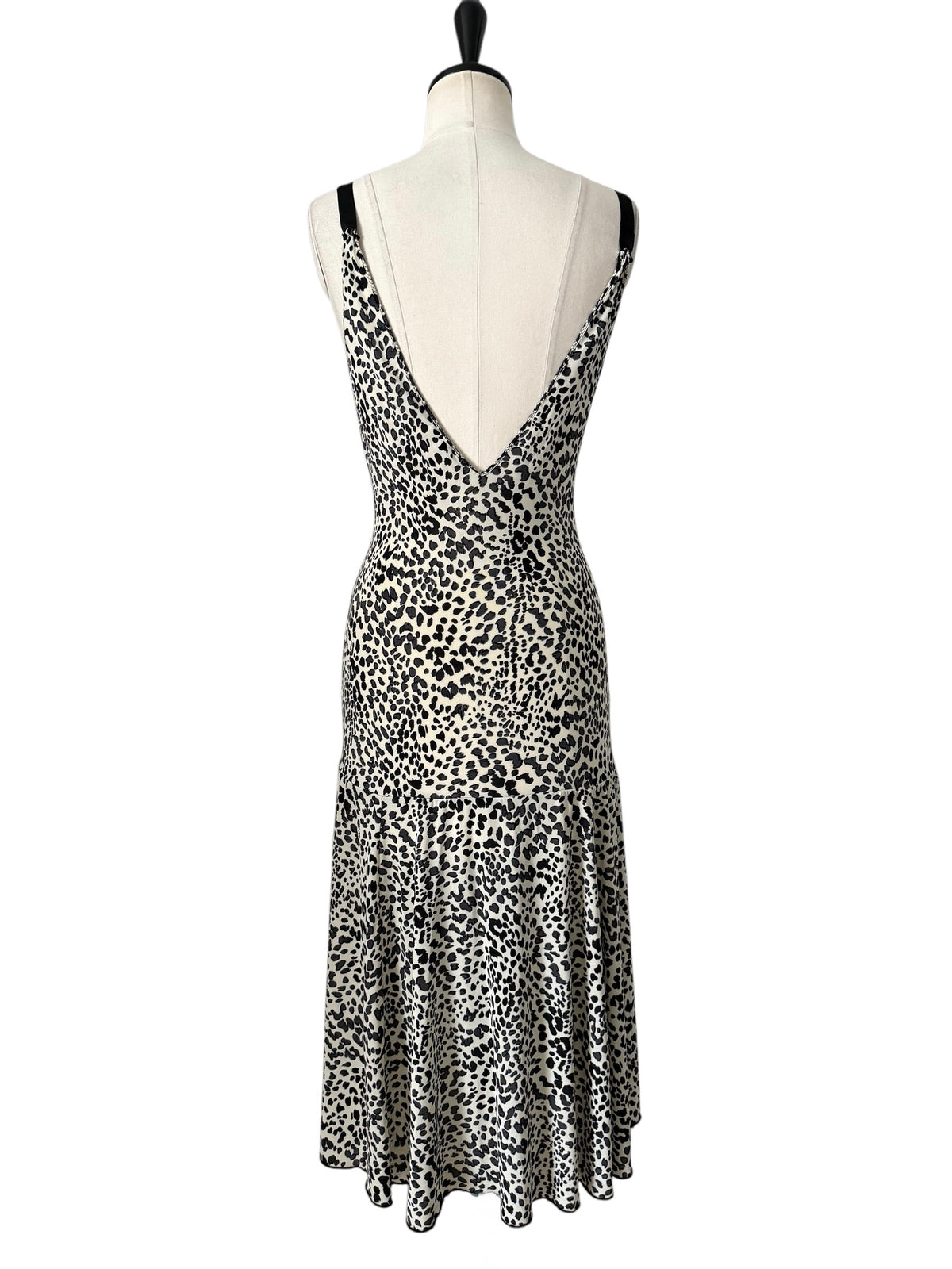 Blumarine early 2000s midi dress animalier print