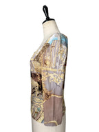 Roberto Cavalli SS 2003 baroque print top