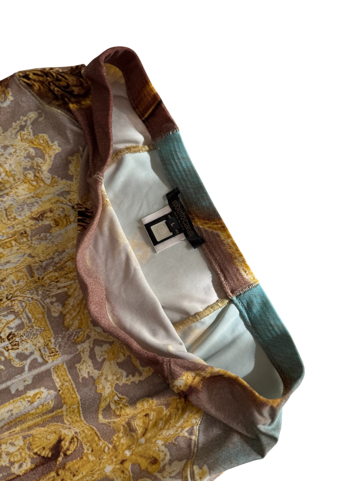 Roberto Cavalli SS 2003 maxi skirt print baroque