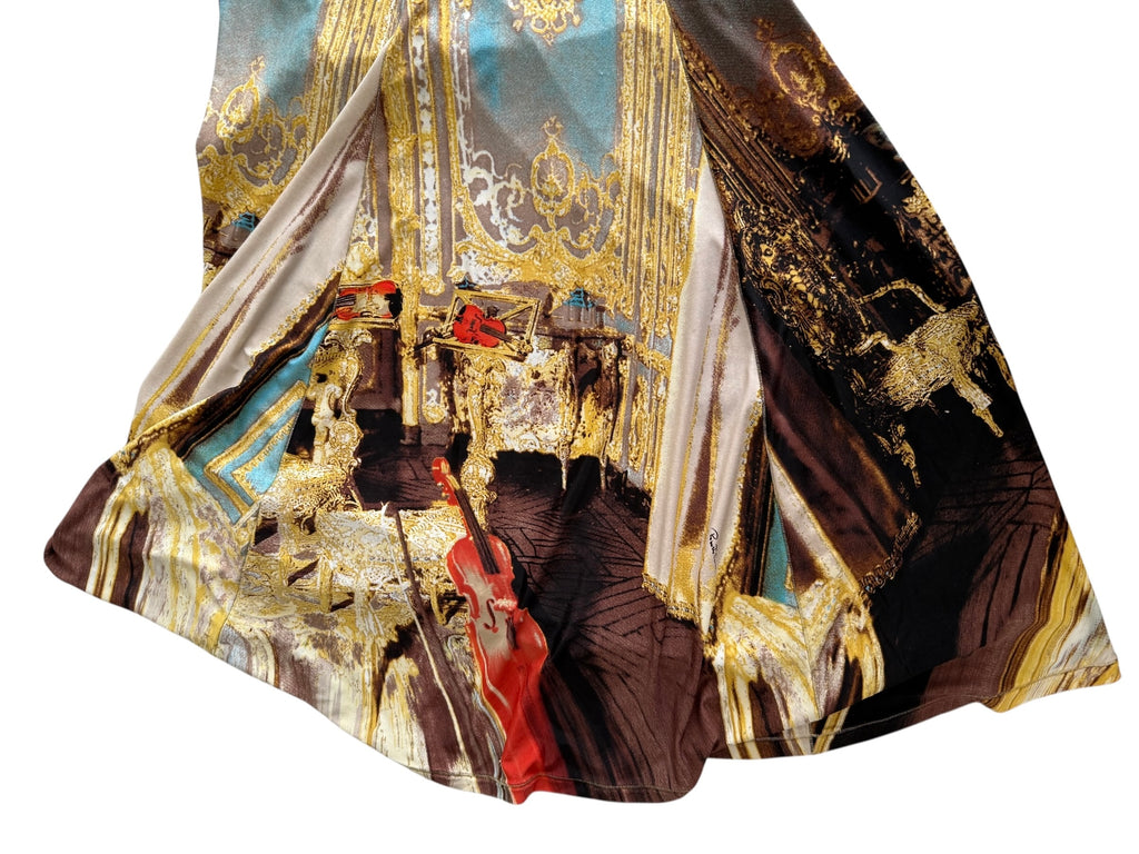Roberto Cavalli SS 2003 maxi skirt print baroque