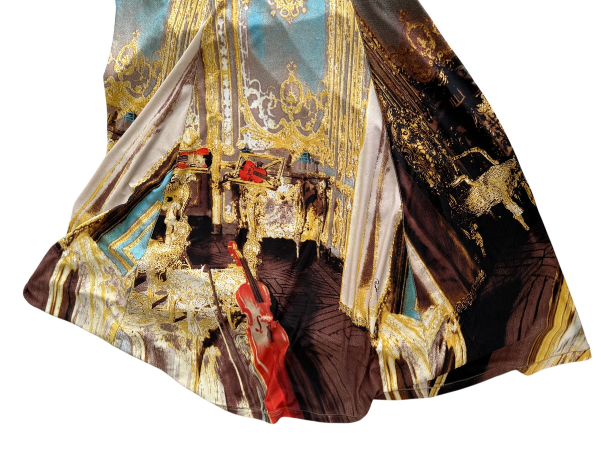 Roberto Cavalli SS 2003 maxi skirt print baroque