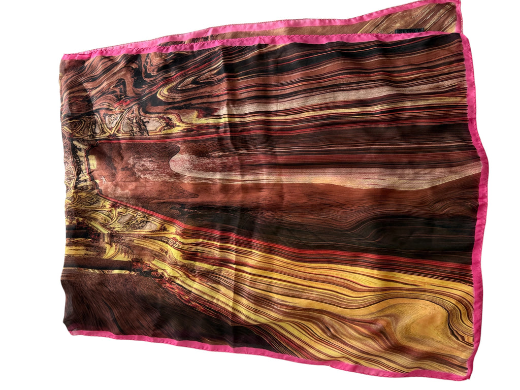 Roberto Cavalli SS 2003 Runway baroque museum print stole