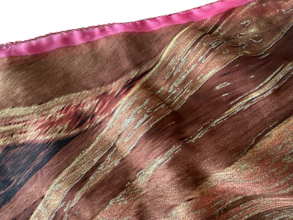 Roberto Cavalli SS 2003 Runway baroque museum print stole